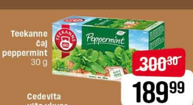 Teekanne čaj peppermint 30 g