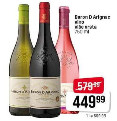Baron D Arlgnac vino