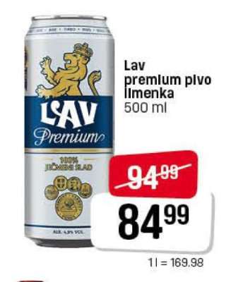 Lav premium pivo limenka