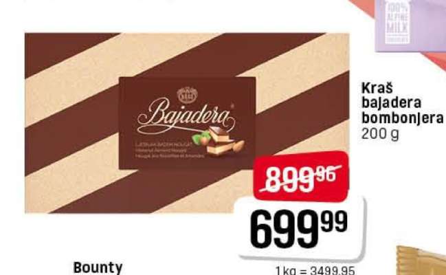 Kraš bajadera bombonjera