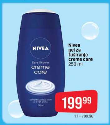 Nivea gel za tuširanje creme care