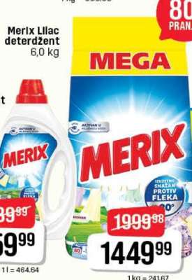 Merix lilac detergent