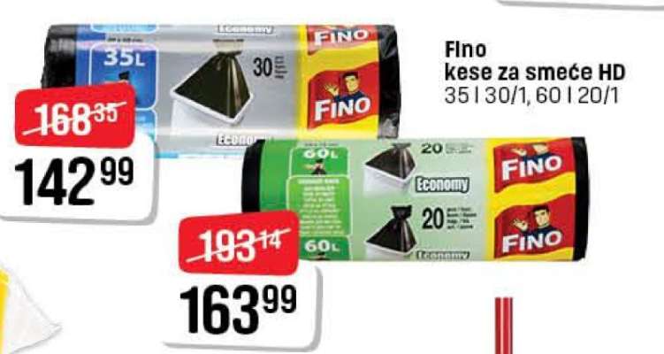 Fino kese za smeće HD 35L