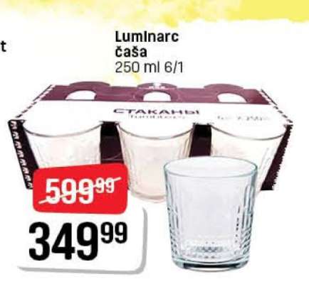 Luminarc čaša