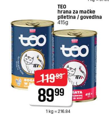 TEO hrana za mačke