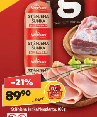 STIŠNJENA ŠUNKA Neoplanta 100g