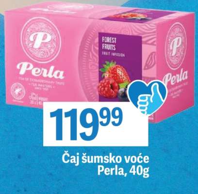 Čaj šumsko voće Perla, 40g