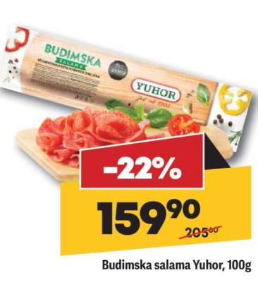 Budimska salama Yuhor 100g