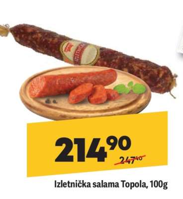 Izletnička salama Topola 100g
