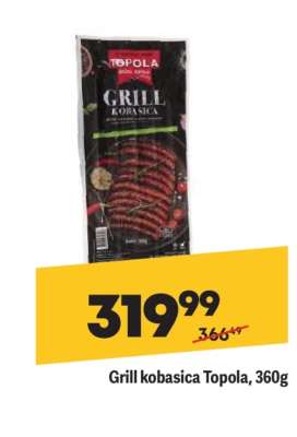 GRILL KOBASICA Topola 360g