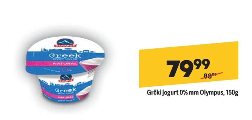 Grčki jogurt 0% mm Olympus, 150g