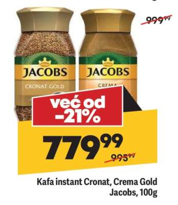 Kafa instant Cronat , Crema Gold Jacobs , 100g