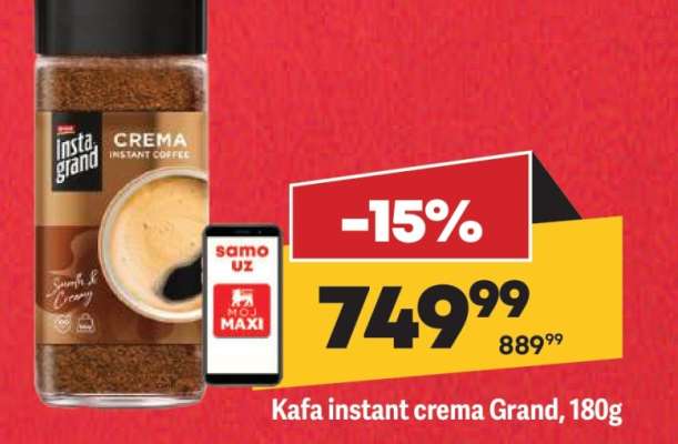 Kafa instant crema Grand, 180g