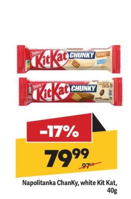 Napolitanka Chanky white Kit Kat 40g