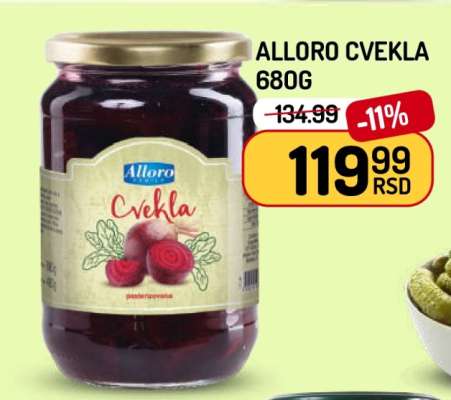 Alloro Cvekla 680g