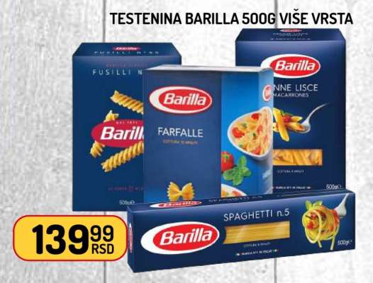Testenina Barilla 500g više vrsta