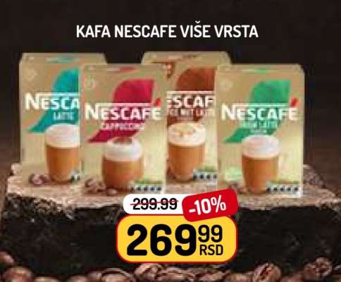Kafa Nescafe više vrsta