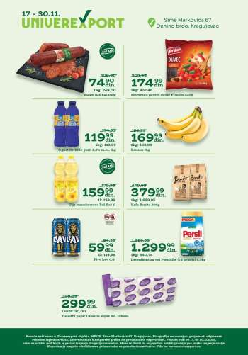 Univerexport katalog - 17.11.2025 - 30.11.2025.