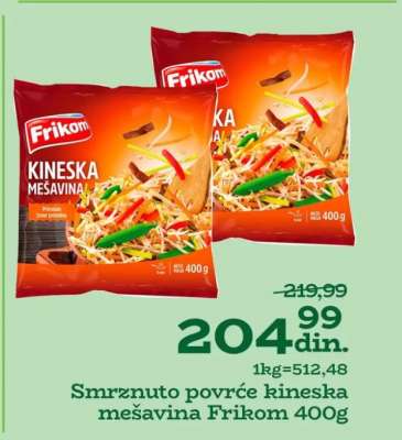 Smrznuto povrće kineska mešavina Frikom 400g