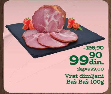Vrat dimljeni Baš Baš 100g