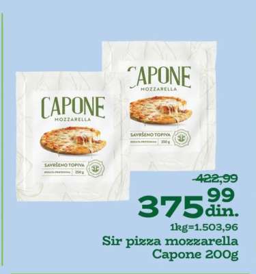 Sir pizza mozzarella Capone 200g
