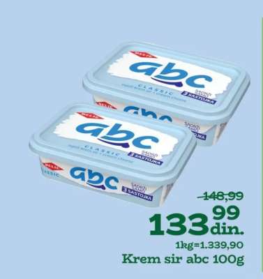 Krem sir ABC 100g