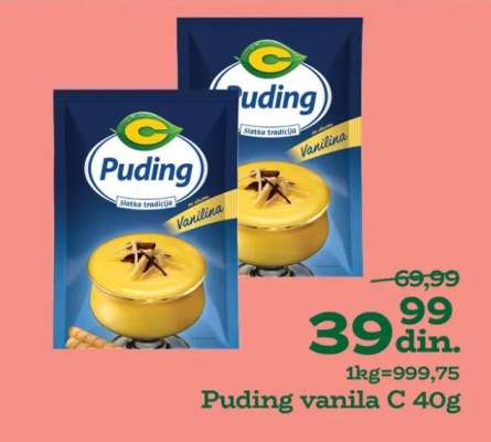 Puding vanila C 40g