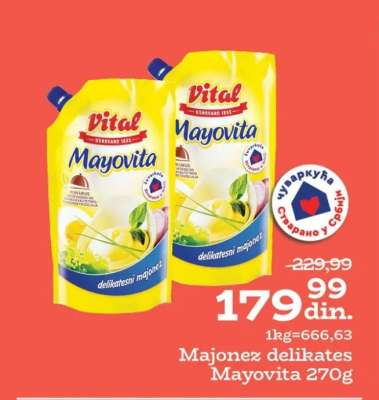 Majonez delikates Mayovita 270g