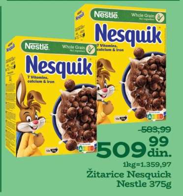 Žitarice Nesquick Nestle 375g
