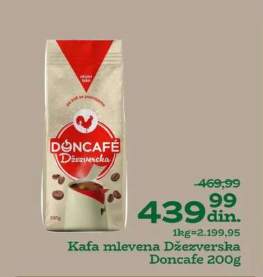 Kafa mlevena džezverska Doncafe 200g