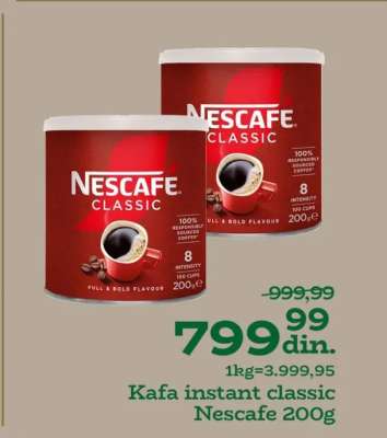 Kafa instant Classic Nescafe 200g