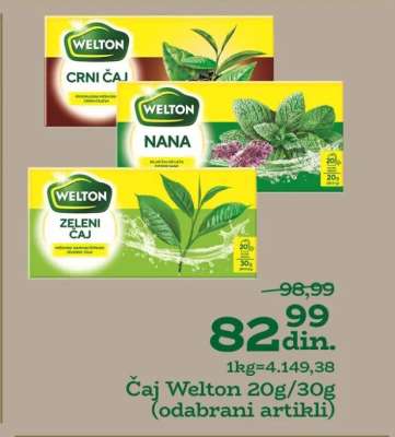 Čaj Welton 20g/30g