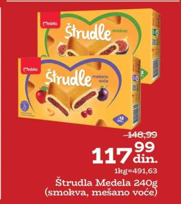 Štrudla Medela 240g