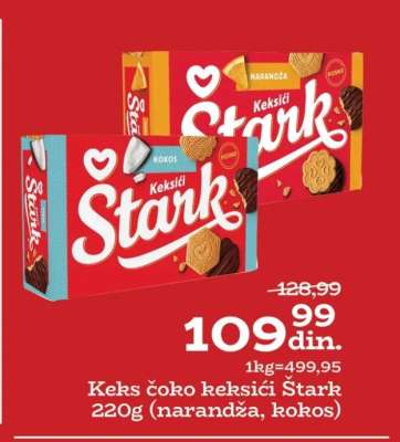 Keks čoko keksici Štark