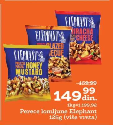 Perece lomljune Elephant 125g