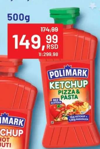Polimark Ketchup Pizza & Pasta