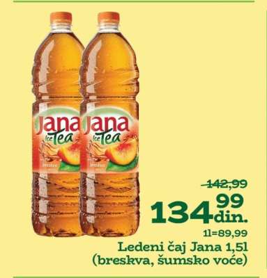 Ledeni čaj Jana 1,5l