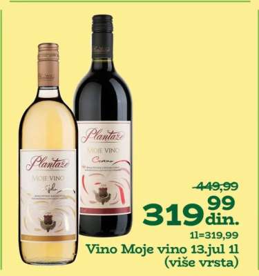 Vino Moje vino 13. jul 1l