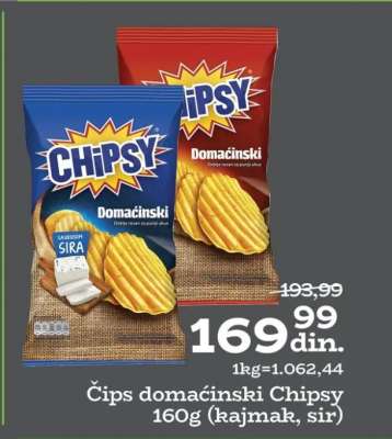 Čips Domaćinski Chipsy