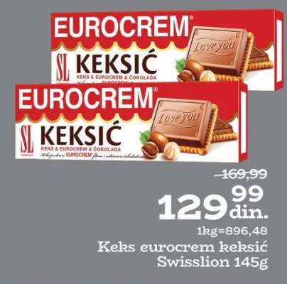Keks eurocrem keksić