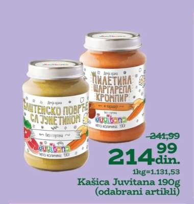 Kašica Juvitana 190g