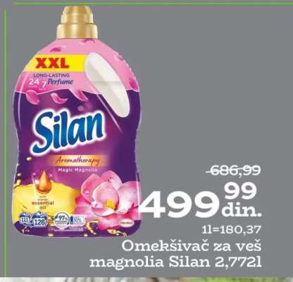 Omekšivač za veš magnolia Silan 2,772 l
