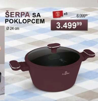 ŠERPA SA POKLOPCEM