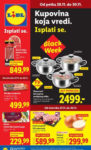 Lidl katalog - 27.11.2025 - 03.12.2025.