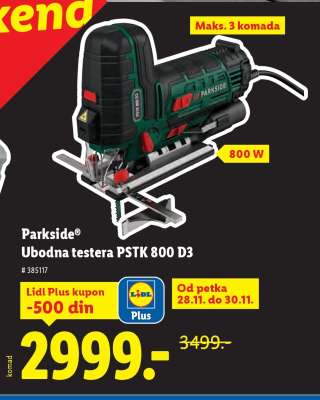 Parkside Ubodna testera PSTK 800 D3