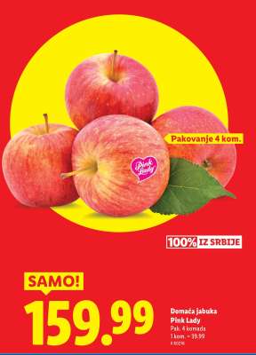 Domaća jabuka Pink Lady