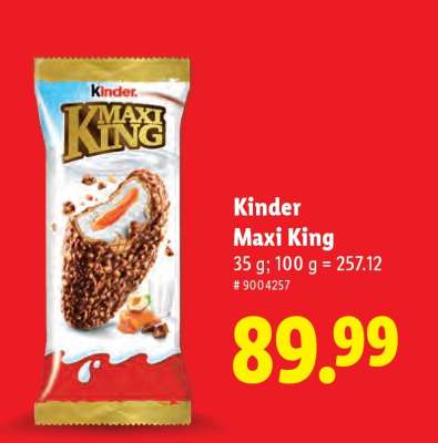 Kinder Maxi King