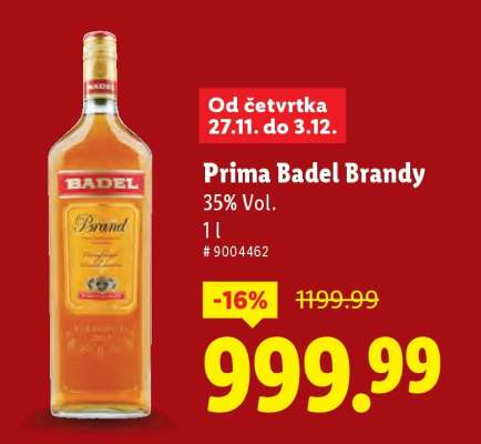 Prima Badel Brandy