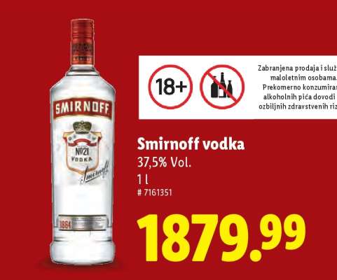 Smirnoff vodka