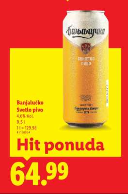 Banjalučko Svetlo pivo